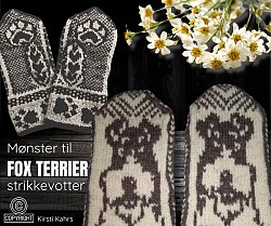 Ruhåret for terrier strikkevotter